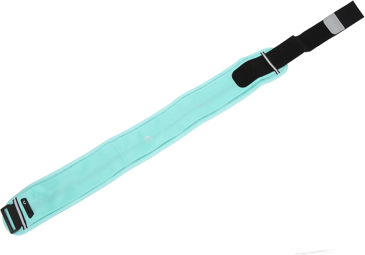 Running Belt Fanny Pack Multi Pocket Elastic Breathable Lightweight Jogging Belt Reflective Strip for Running Fitness Travel (Blue)