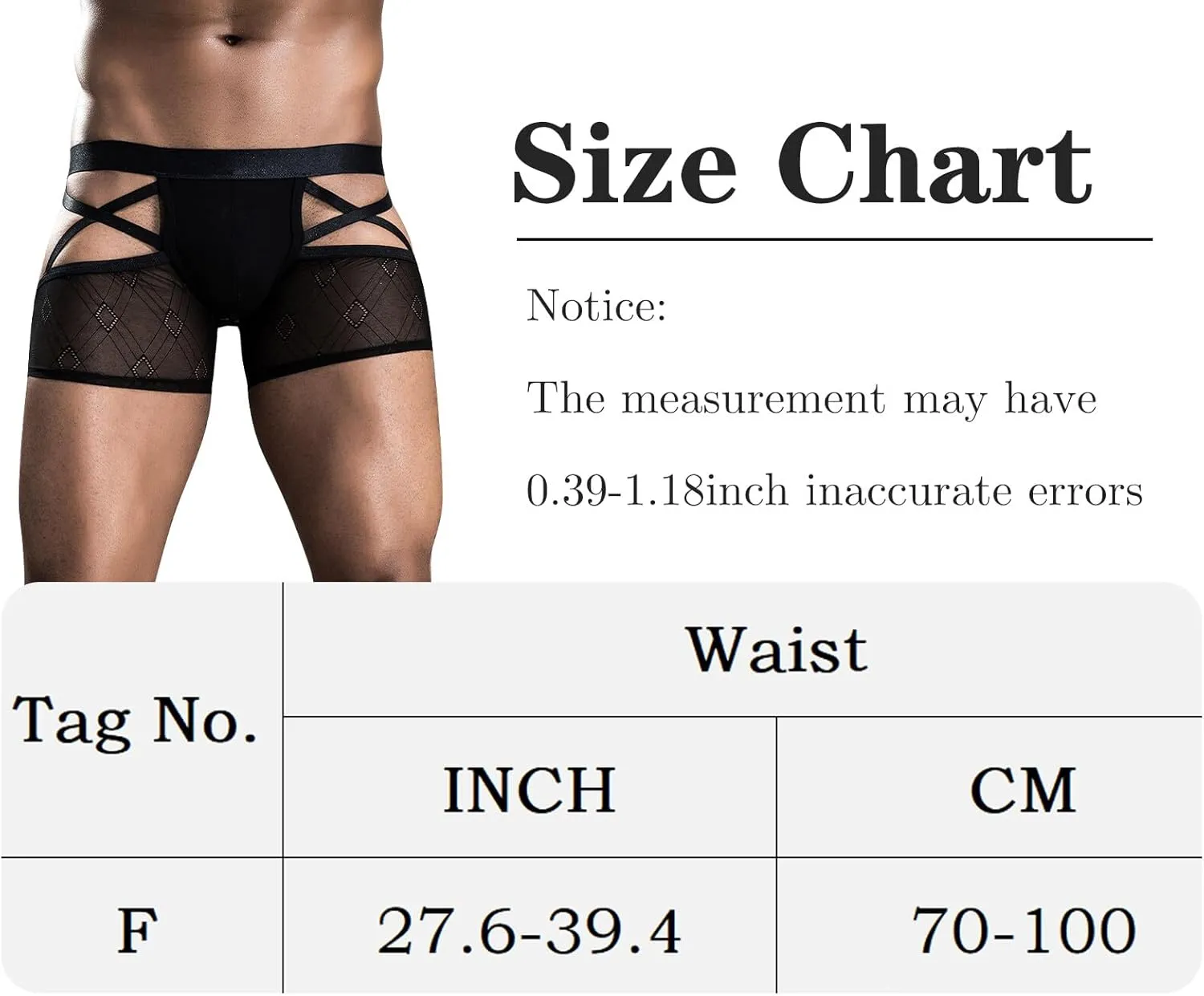 SEAUR Men's See Through Lace Boxer Brief Breathable Lightweight Low Rise Underwear Elastic Comfort Stretchy Lingerie