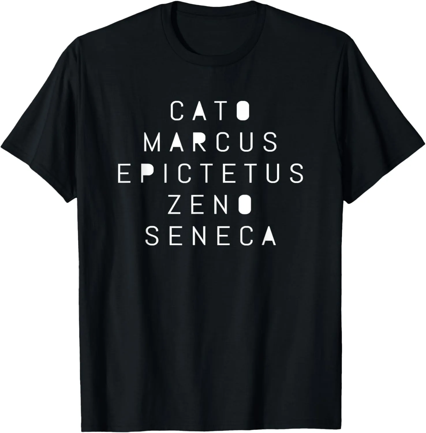 Stoic Icons Modern Stoicism T Shirt Seneca Cato Marcus Zeno T-Shirt