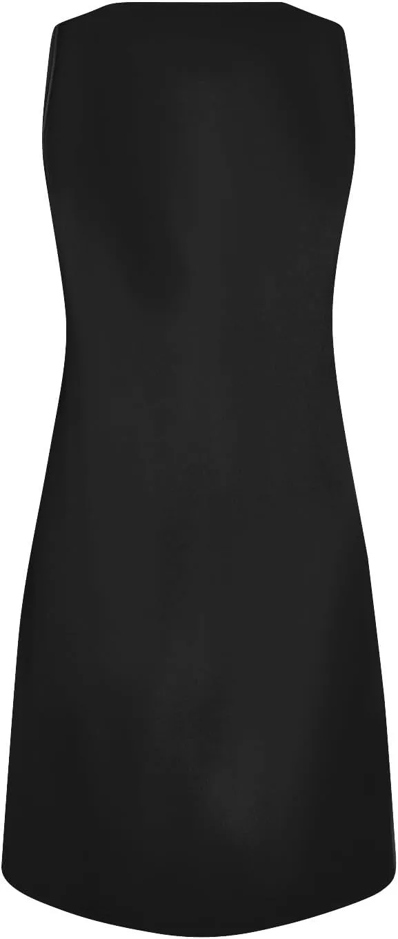 Summer Dresses for Women V-Neck Sundresses Sleeveless Loose Sleep Dress Beach Tank Dress Printed Casual T Shirt Dresses