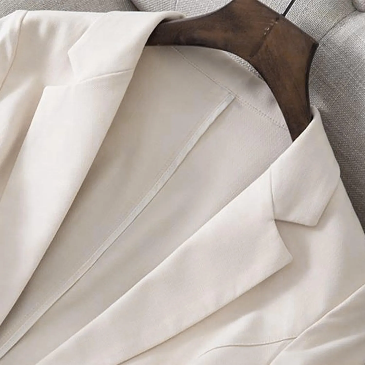 Summer Linen Blazers for Women 2025 Trendy Lightweight Casual One Button Work Jackets Thin Shirts Blazer with Pockets