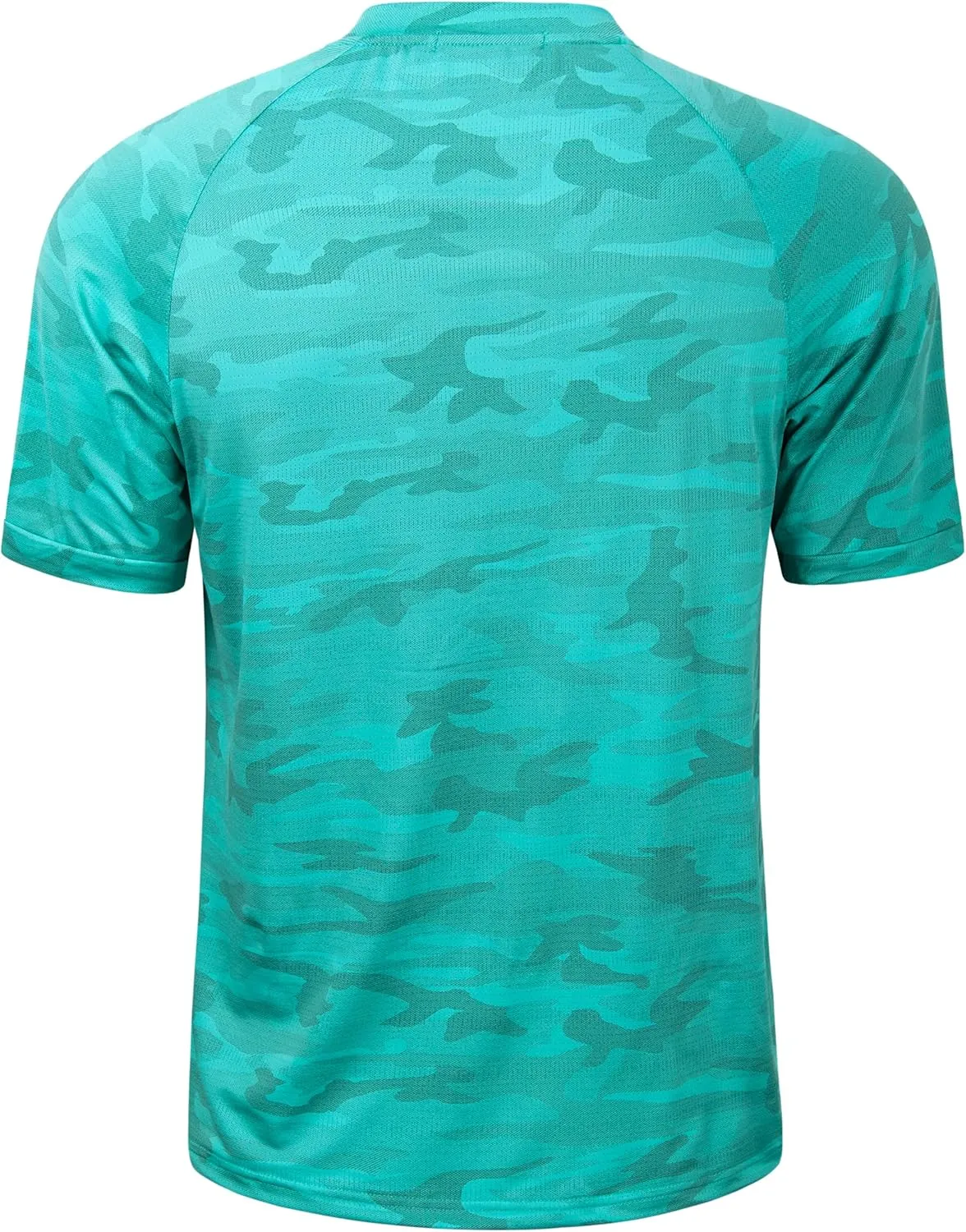 TAPULCO Mens Collarless Golf Shirts Short Sleeve Dry Fit Stretch Casual Breathable Lightweight Tshirts
