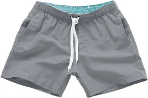 Thatrich Mens Beach Shorts Gym Athletic Pants Cropped Joggers Breathable Lightweight Summer Vacation Outfits Sports Short