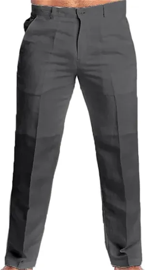 Thatrich Men's Business Casual Pants Slim Fit Formal Golf Pants Linen Casual Summer Trousers Breathable Lightweight Slacks