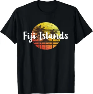 Vintage Fiji Islands Sunset Gift Souvenir T-shirt T-Shirt