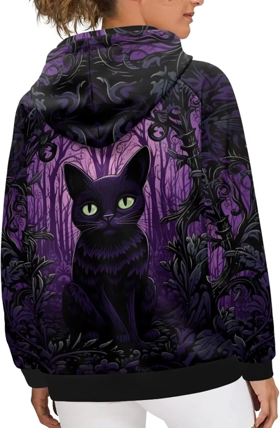 WELLFLYHOM Oversize Hoodies for Women Fashion Sweatshirt Long Sleeve Hooded Sweater Shirts Pullover Jumpers