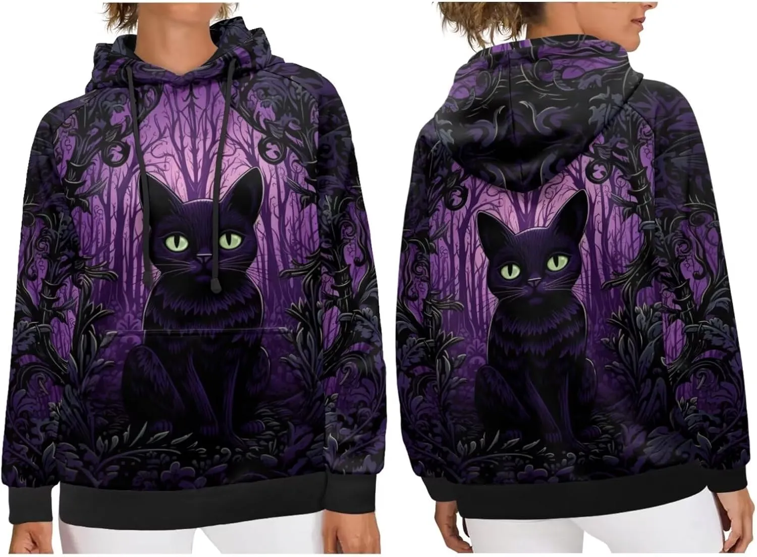 WELLFLYHOM Oversize Hoodies for Women Fashion Sweatshirt Long Sleeve Hooded Sweater Shirts Pullover Jumpers