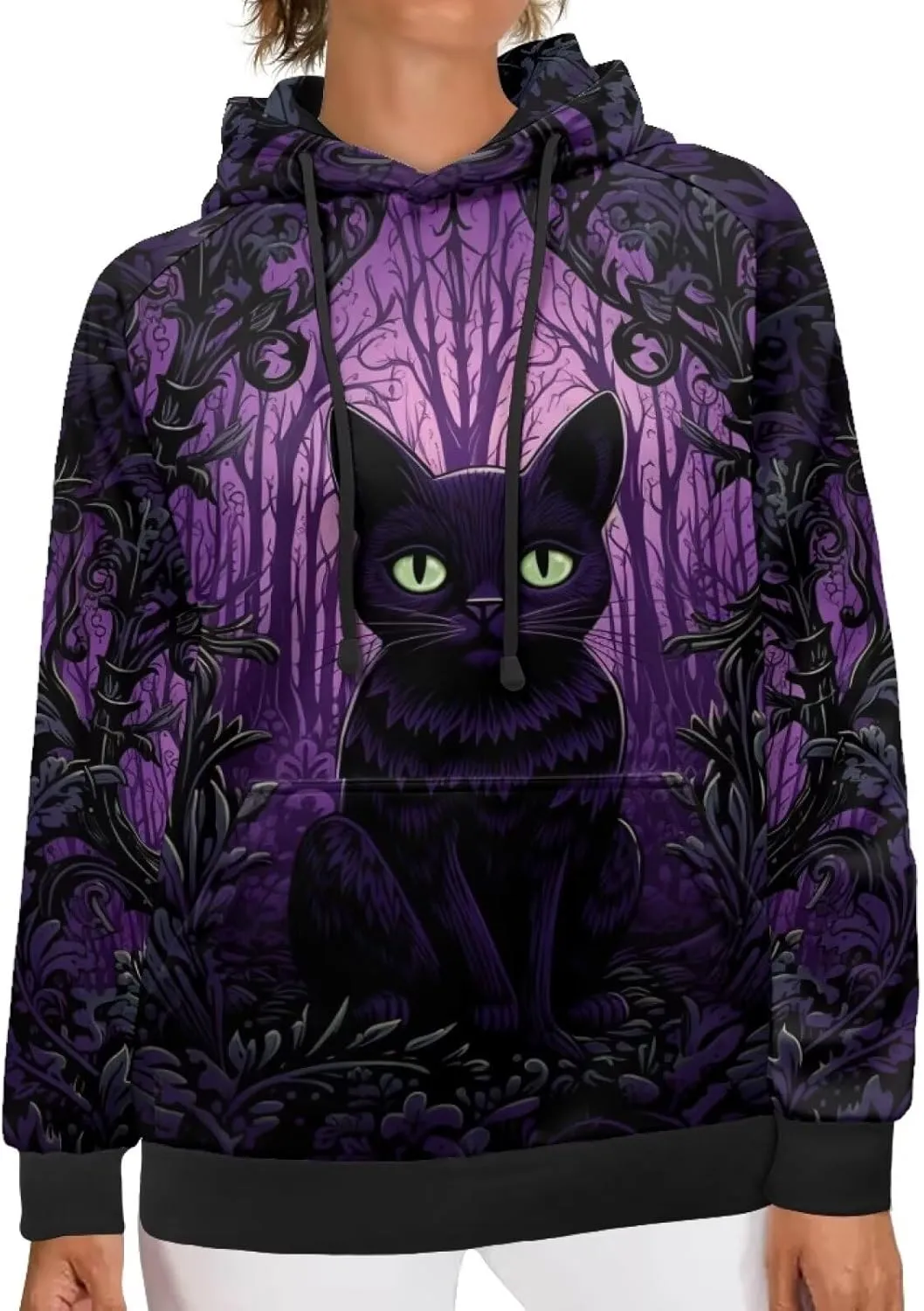 WELLFLYHOM Oversize Hoodies for Women Fashion Sweatshirt Long Sleeve Hooded Sweater Shirts Pullover Jumpers