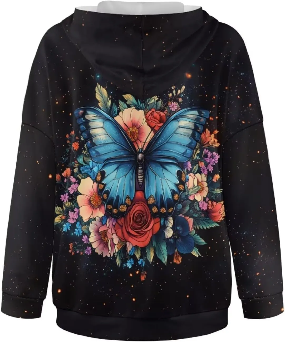 WELLFLYHOM Oversize Sweatshirt Fashion Hoodies for Women Fall Outfits Long Sleeve Shirts Pullover Jacket S-2XL