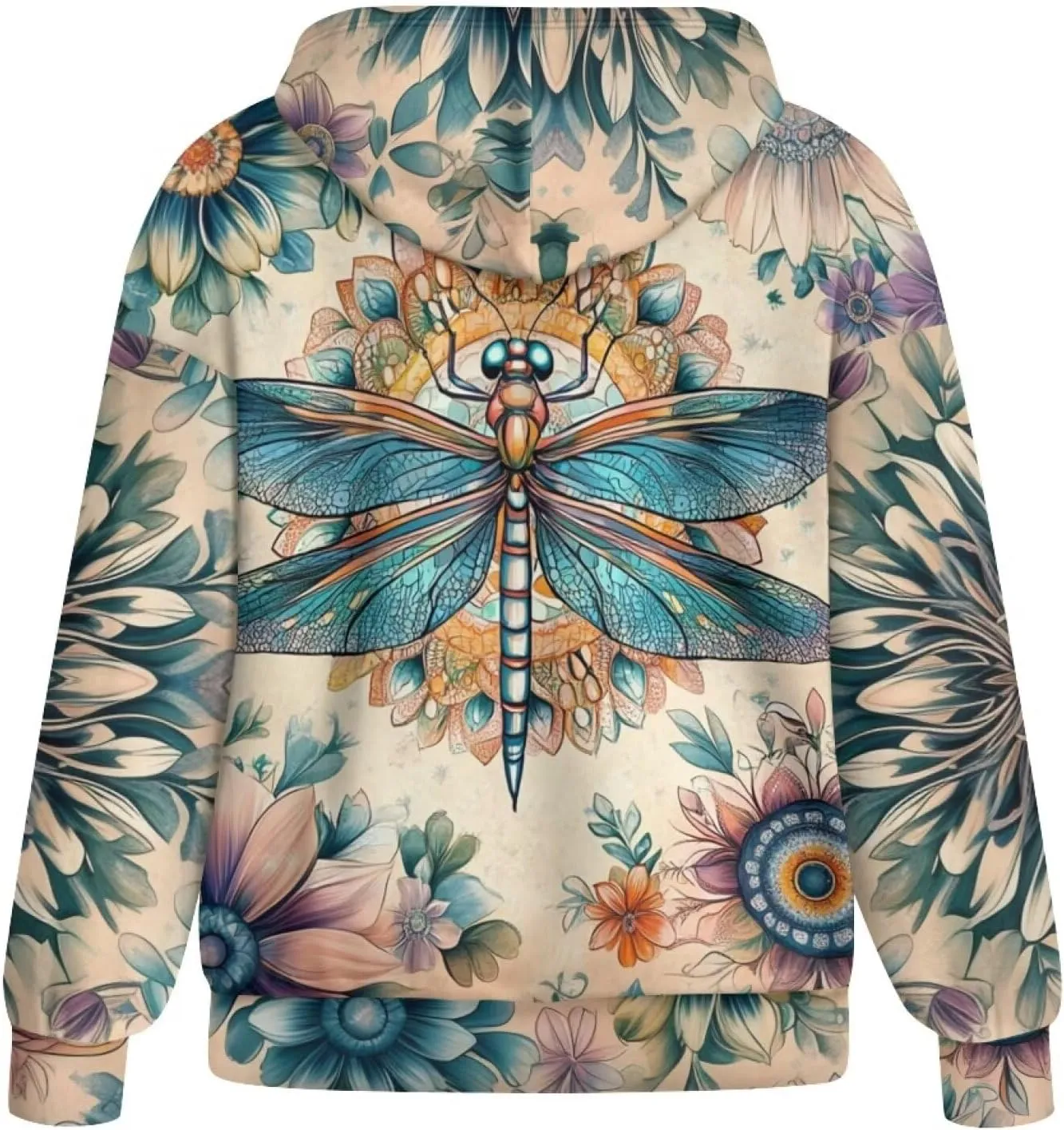 WELLFLYHOM Zip Up Hoodie for Women Vintage Y2K Sweatshirt Graphic Hooded Cardigan Jacket Fall Outfits XS-4XL