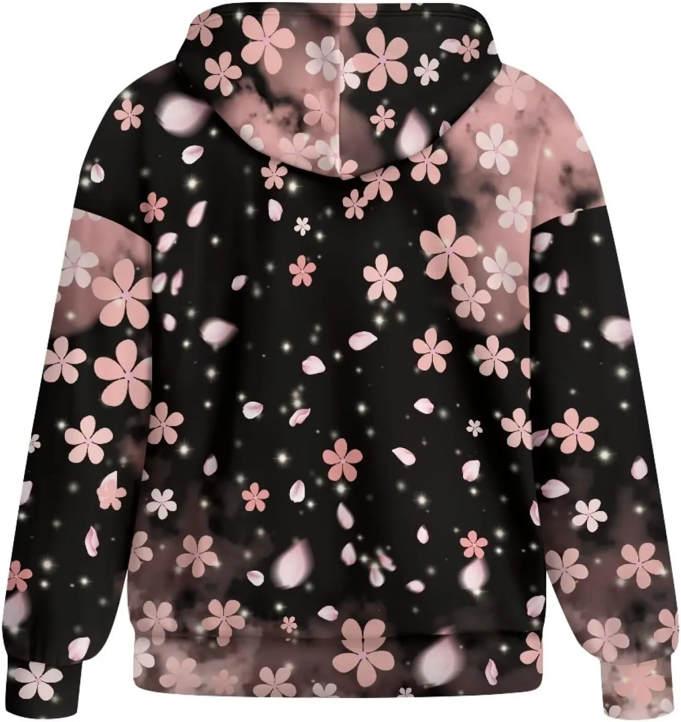 WELLFLYHOM Zip Up Hoodies for Women Oversize Y2K Sweatshirt Zipper Cardigan Jacket Fall Outfits XS-4XL