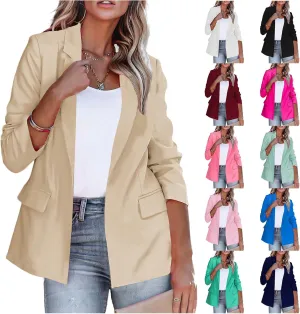 Women's Blazers & Suit Jackets Blazer Business Casual Lightweight Suit Long Sleeve Slim Fit Work Office Jacket Outfits