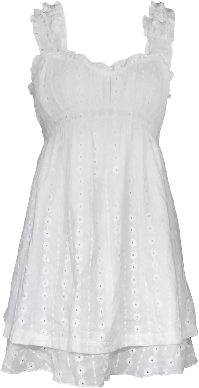 Womens Boho Floral Print Mini Dress Ruffle Sleeve Sweetheart Neck Backless A-line Swing Sundress Summer Slip Dress