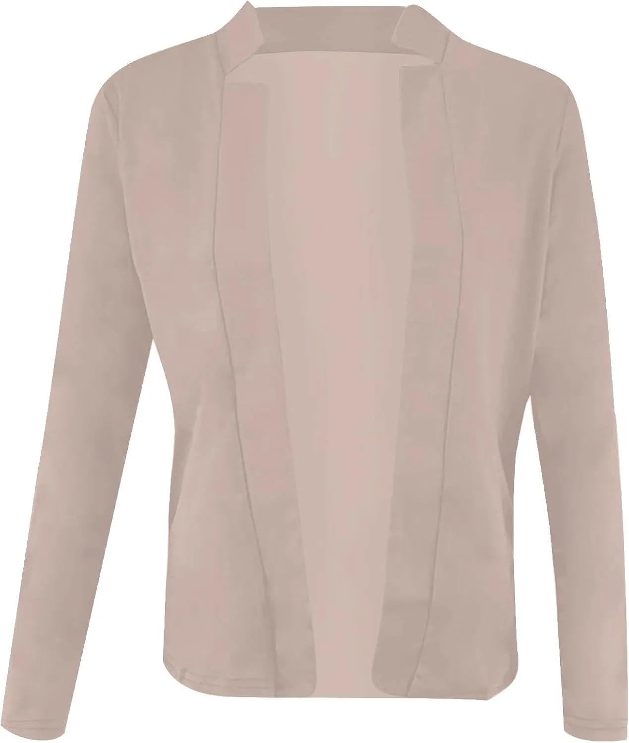 Women's Cropped Blazer Jacket Dressy Cardigan Lightweight Office Jacket Plus Size Open Front Suit Blazers Outerwear