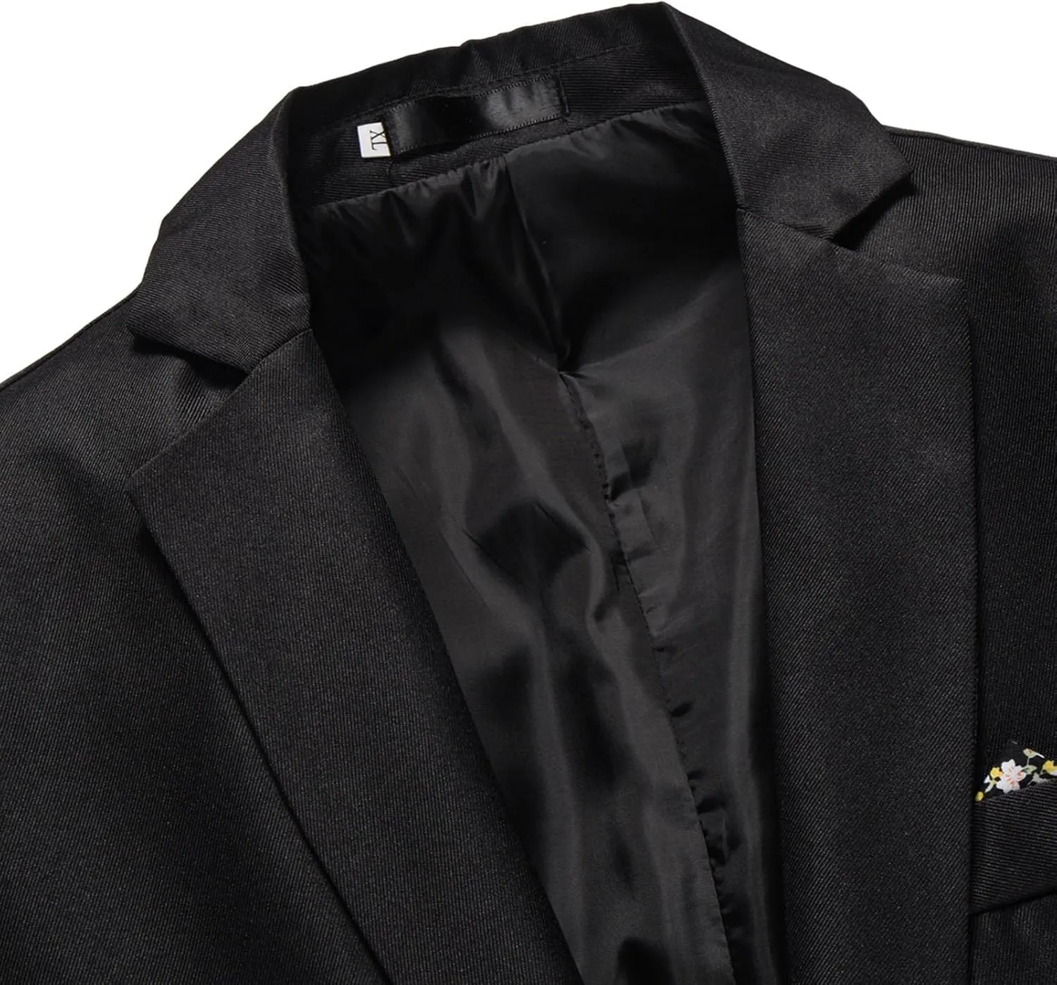Zeiyignr Suit Jacket for Mens One Button Blazer Notched Lapel Casual Business Coat Tops Prom Party Wedding Dinner Tuxedo